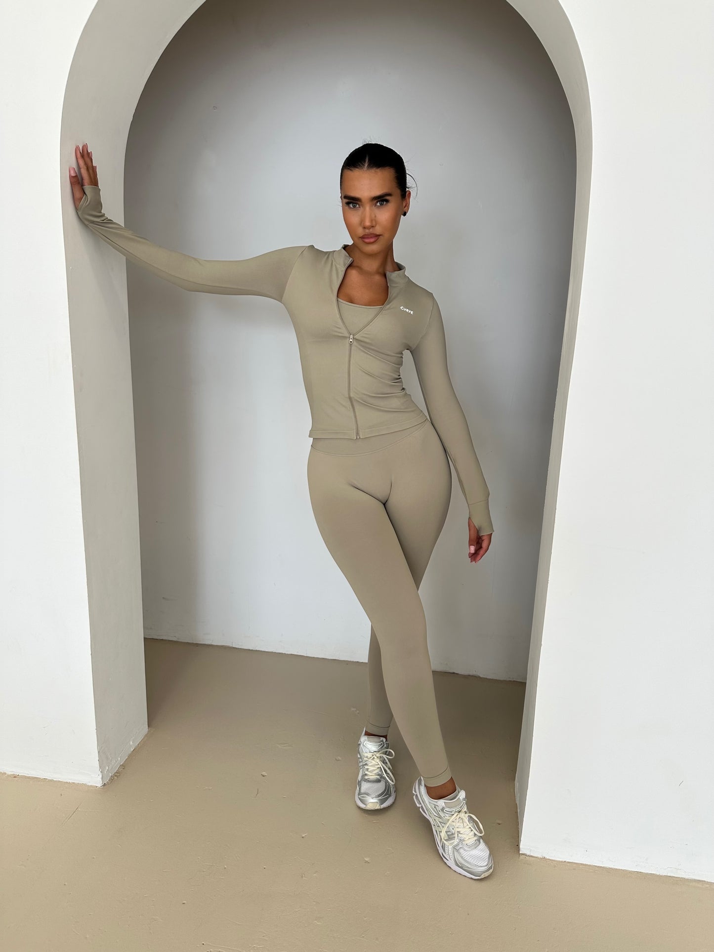 Khaki legging 3 piece set