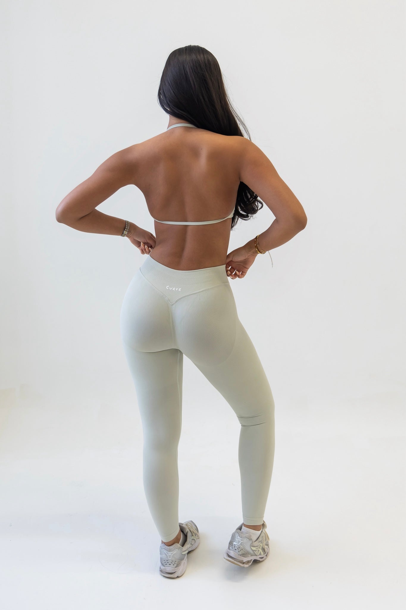 Grey seamless leggings