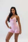 Pink seamless fitness vest