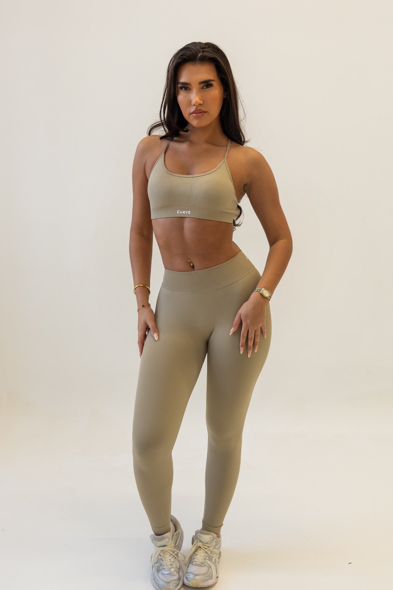 PRE ORDER Light Khaki legging 3 piece set