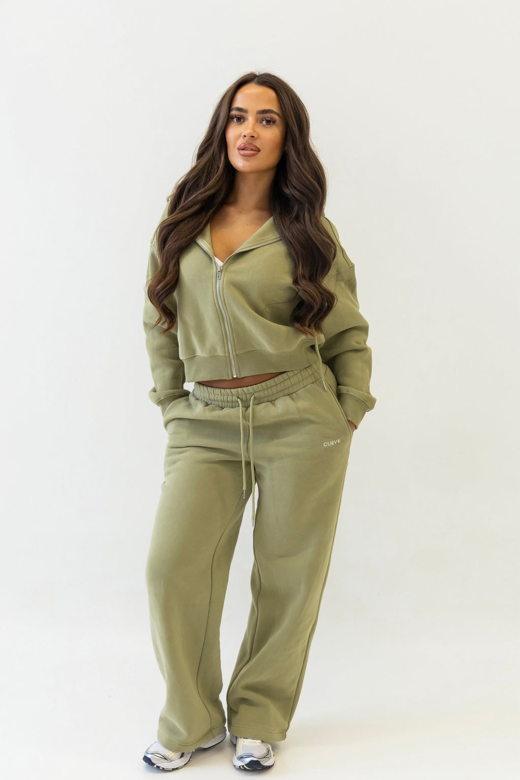 Sage zip up hoodie