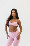 Pink scrunch seamless bra