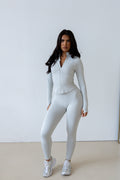Ice grey seamless leggings