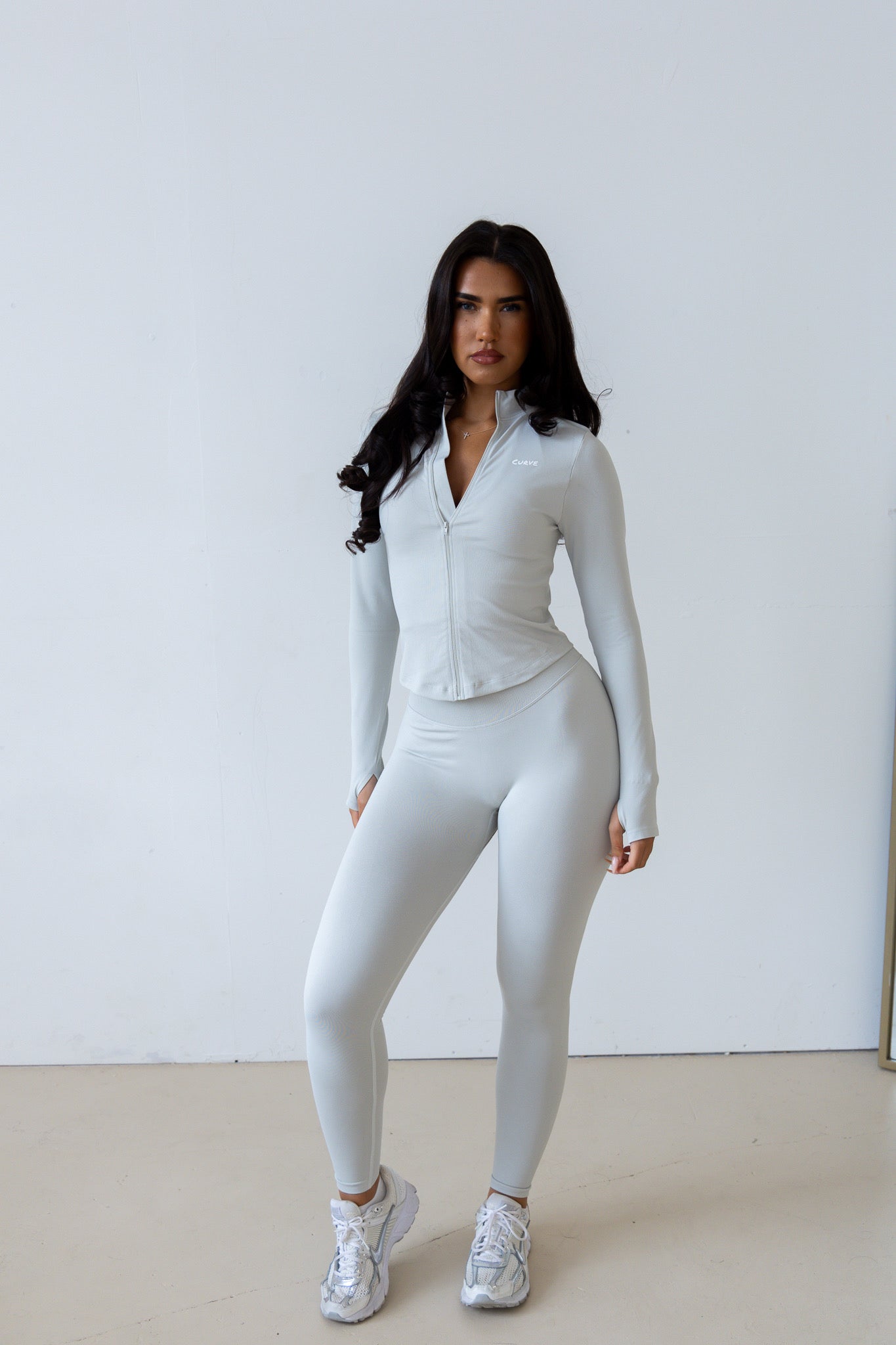 Ice grey seamless leggings