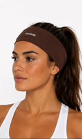 Brown soft active sweatband