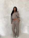 Stone straight leg joggers