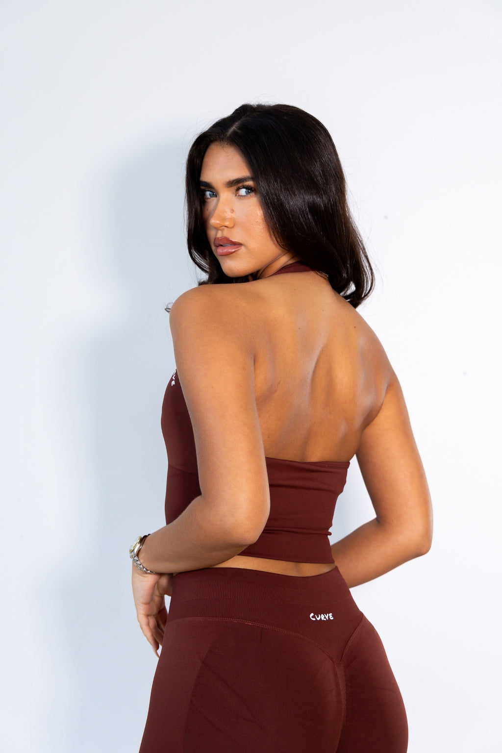 PRE ORDER Rosewood halter neck top