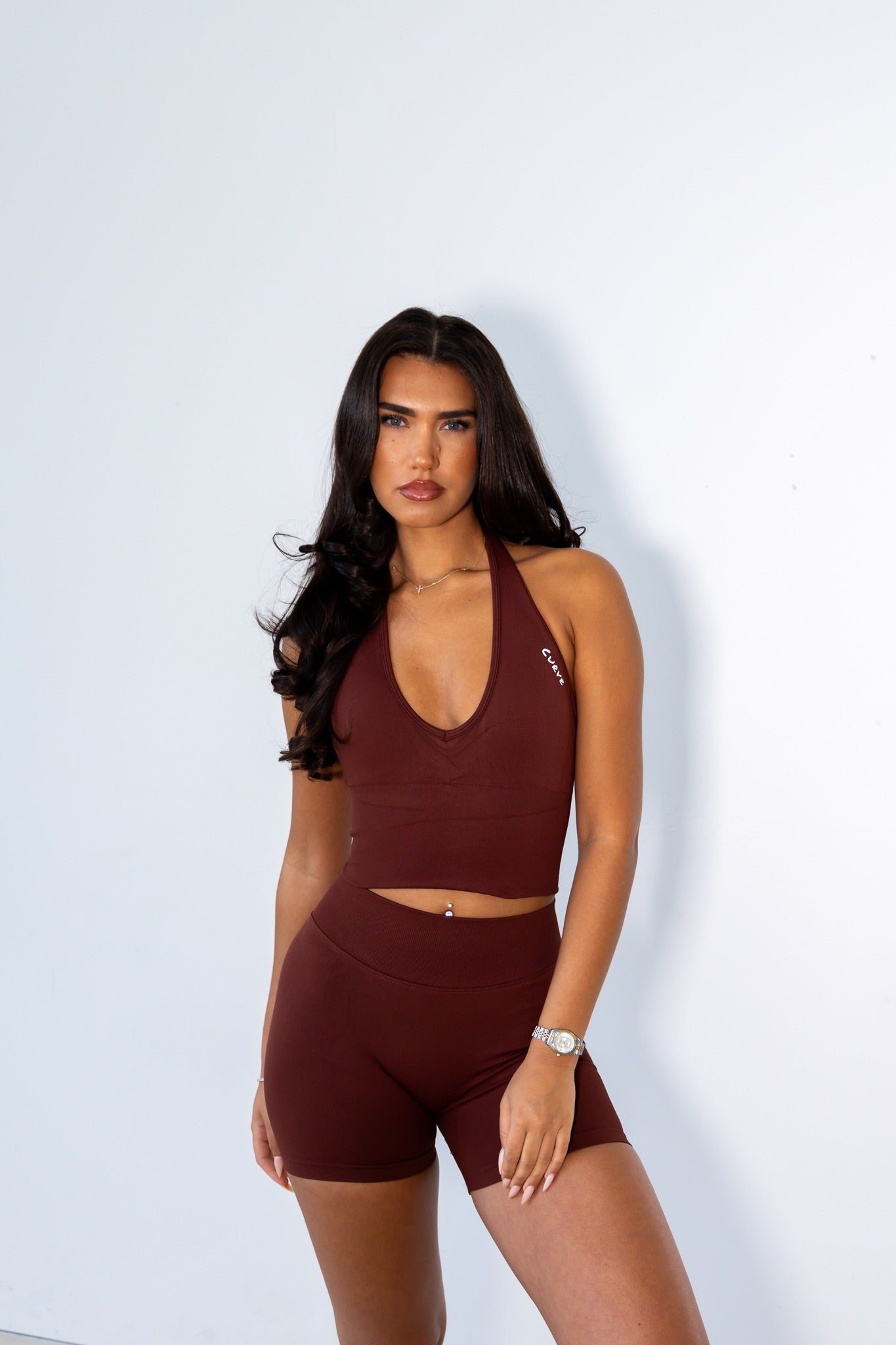 PRE ORDER Rosewood halter neck top