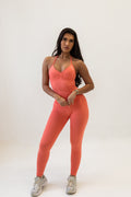 Coral seamless leggings