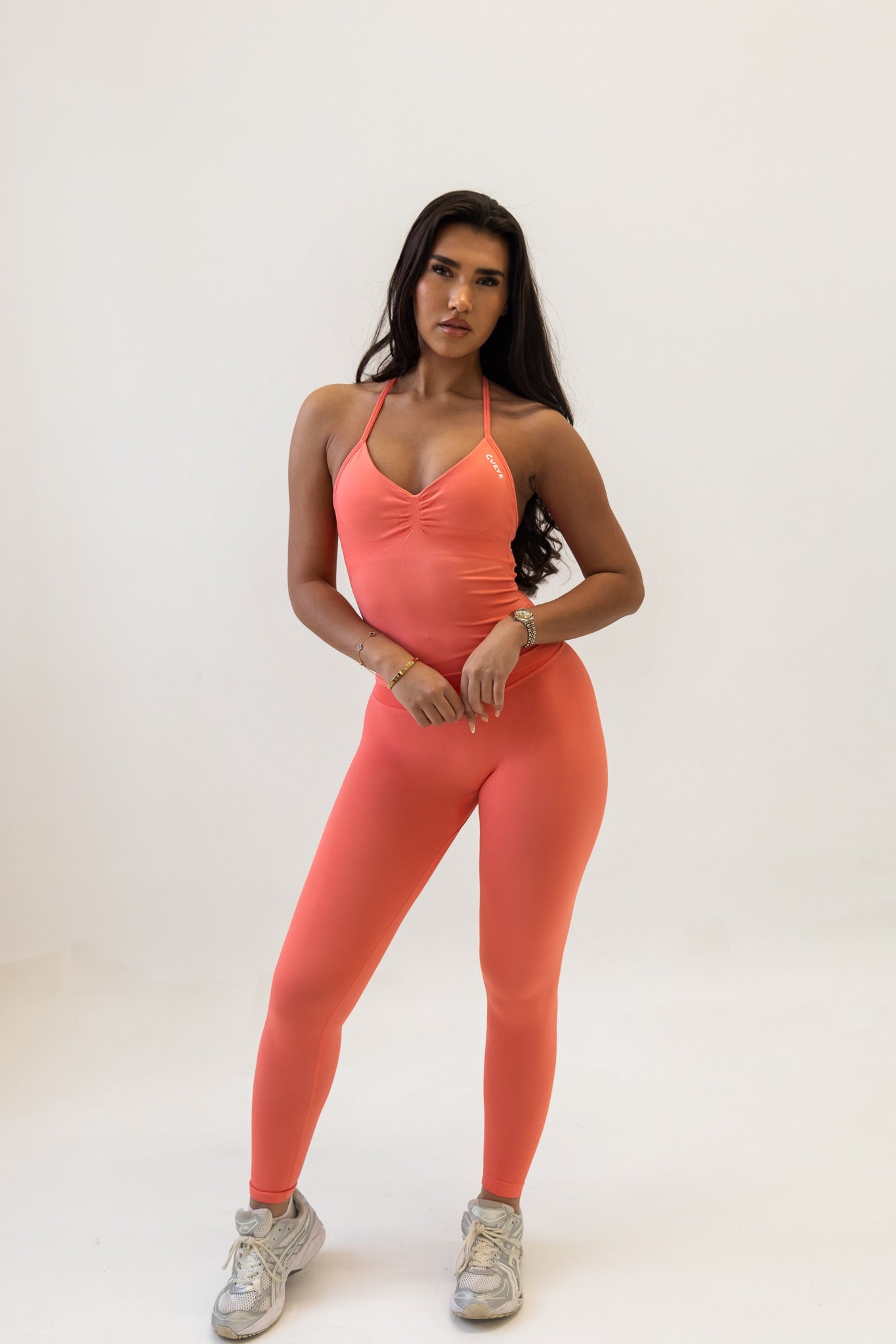 Coral seamless leggings
