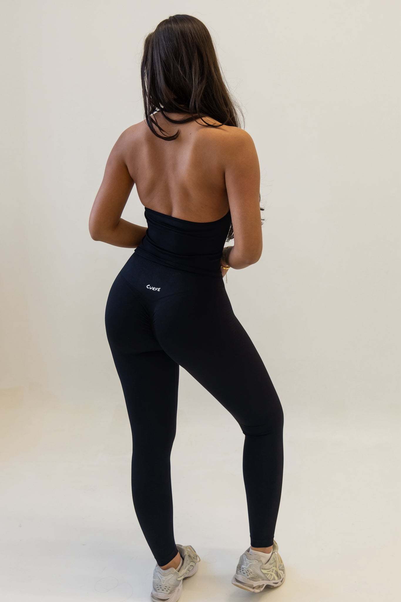 Black Halterneck legging 3 piece set