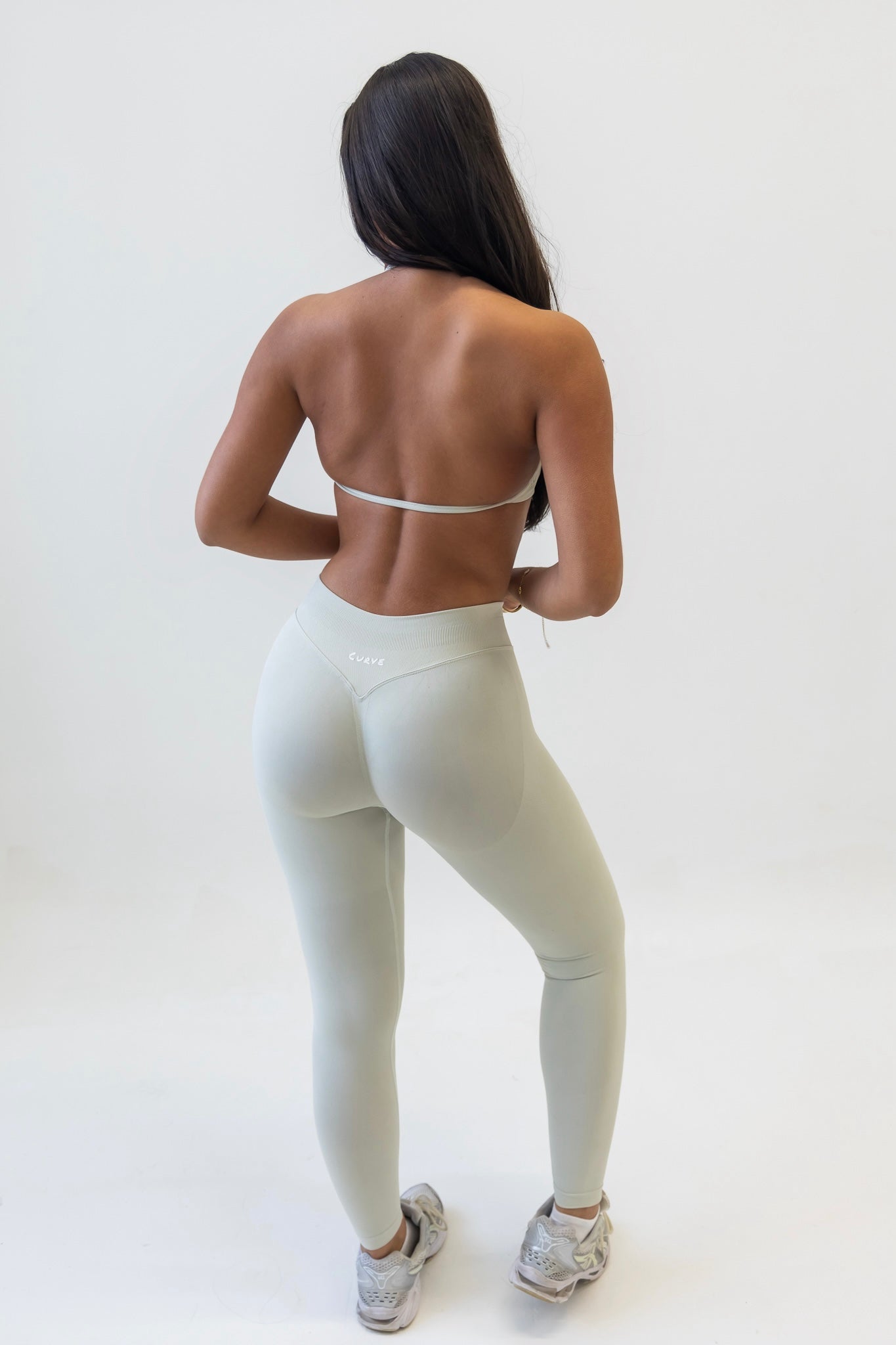 Grey seamless leggings