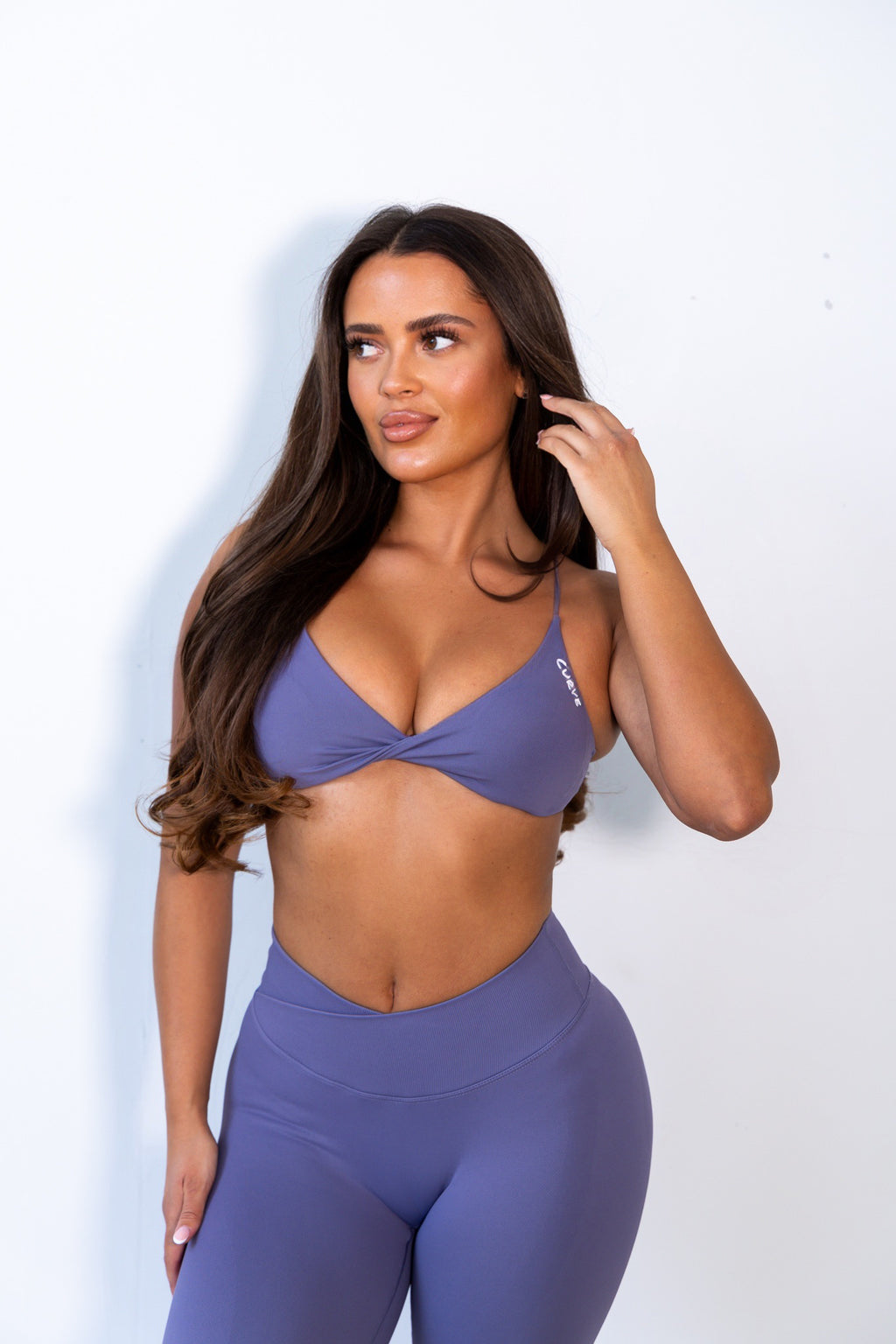 PRE ORDER Mauve twist sports bra
