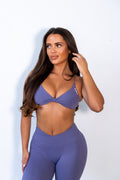 PRE ORDER Mauve twist sports bra