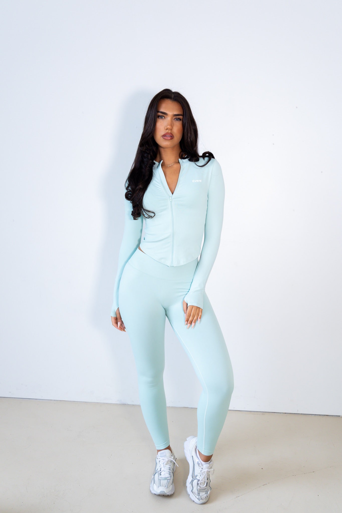 Teal mint seamless jacket