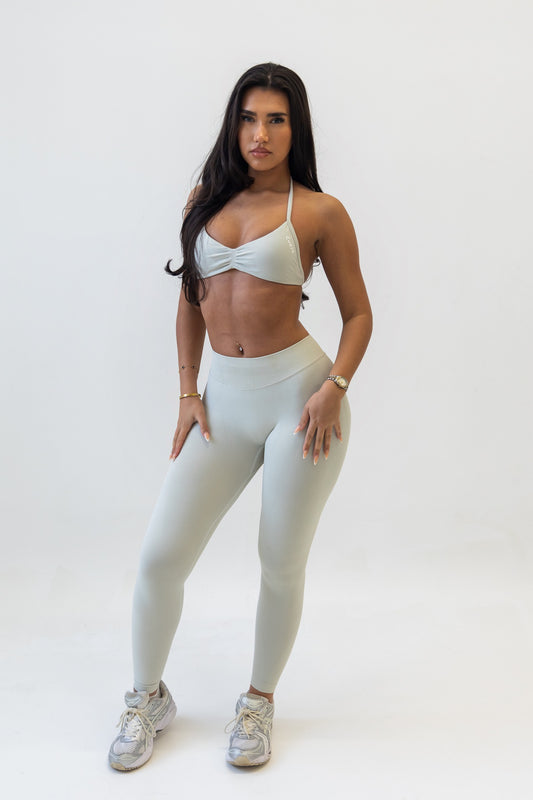 Grey seamless leggings